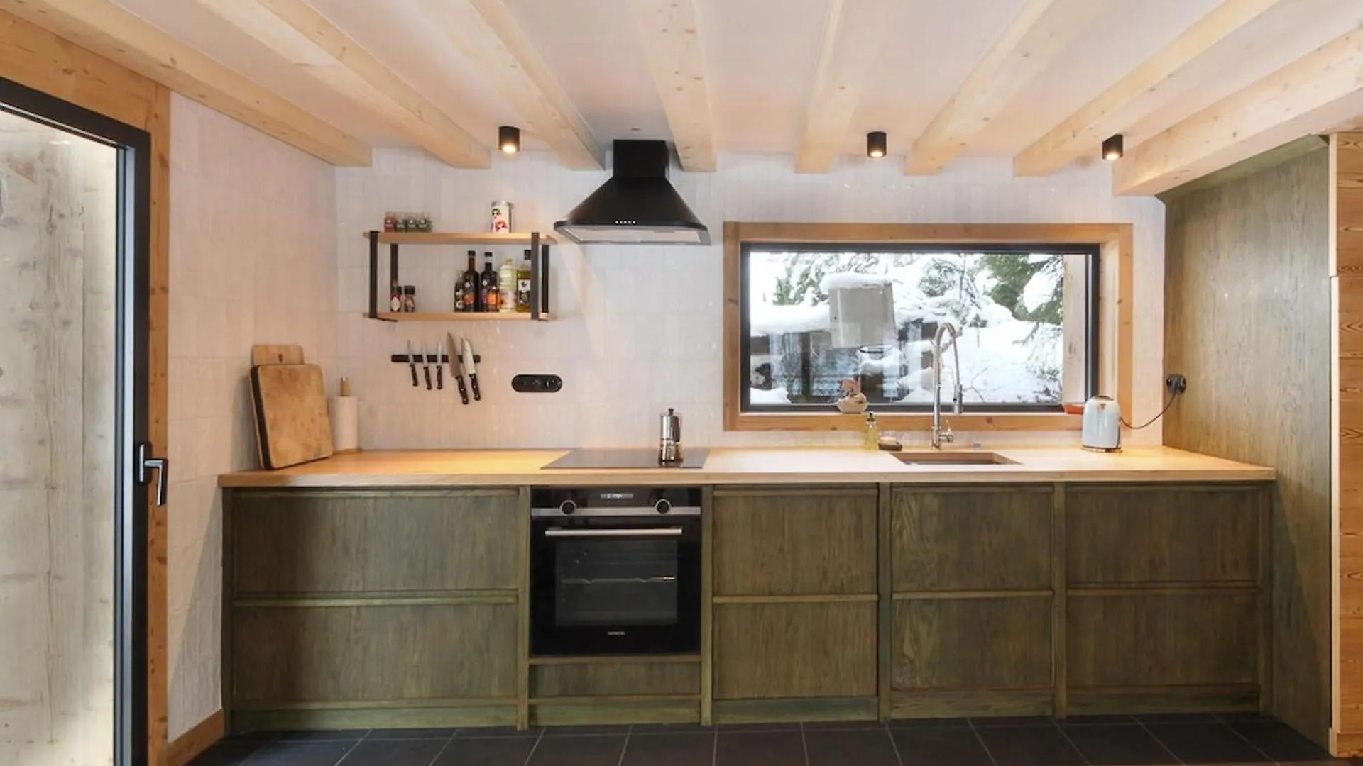 אוש Chalet L'Oratoire & Mazot - Renovated Historic Chalet - Huge Garden & Separate Cabin For 2 צרפת